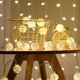 thumbnail image 3 of Luces LED de cadena a batería, luces navideñas de bolas de raktan, luces de cadena para niños para interiores, decoración de dormitorio, fiesta, boda (blanco cálido), 3 of 5