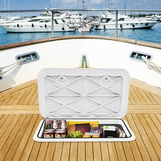 Marine Deck Access Hatch With 180° Lid Hinge And Non-Slip Surface - Foto 9