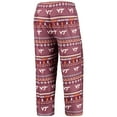 thumbnail image 5 of Men's Concepts Sport Maroon Virginia Tech Hokies Ugly Sweater Long Sleeve Top and Pants Sleep Set, 5 of 5