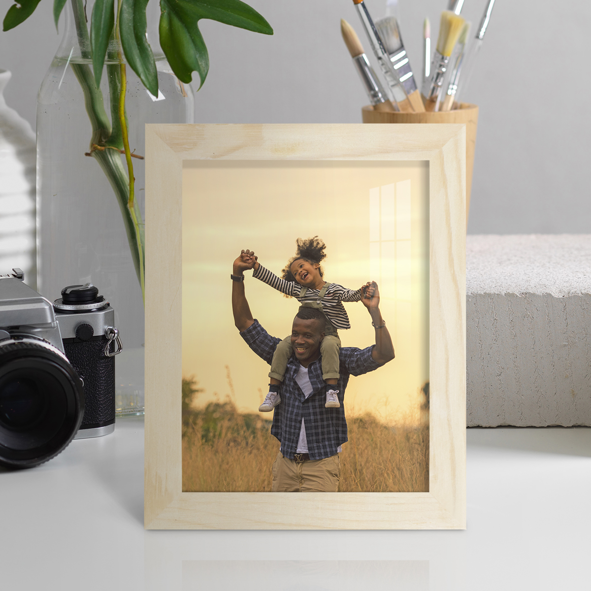 6x8 Wood Grain Picture Frame - Palo Santo