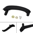 thumbnail image 3 of Left+Right Door Interior Inner Handle Pull Trim Black For BMW F25 F26 X3 X4, 3 of 17