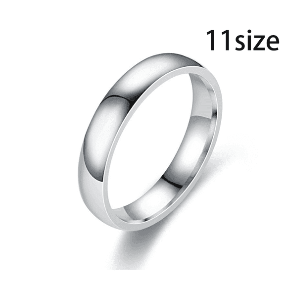 DESIGNICE Promise Rings for Couples Concise Wedding Ring Firm Promise Ring Size 11