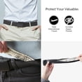 thumbnail image 2 of Travel Money Belt, Nylon Hidden Money Pocket Belt with Plastic Buckle, 2 of 7