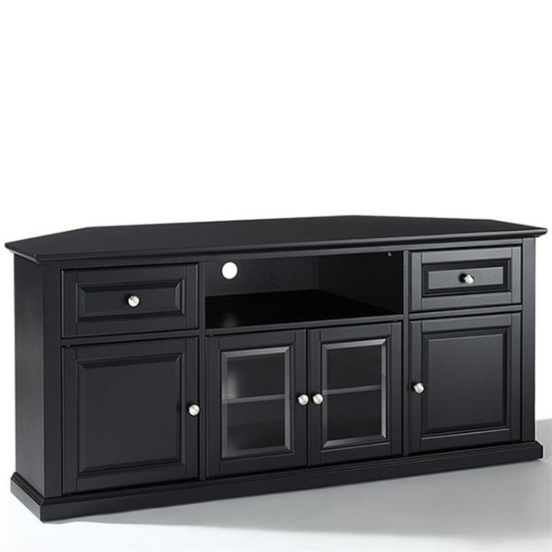 Finding the right stand to give it a stage. crosley furniture corner tv stand for tvs up to 60