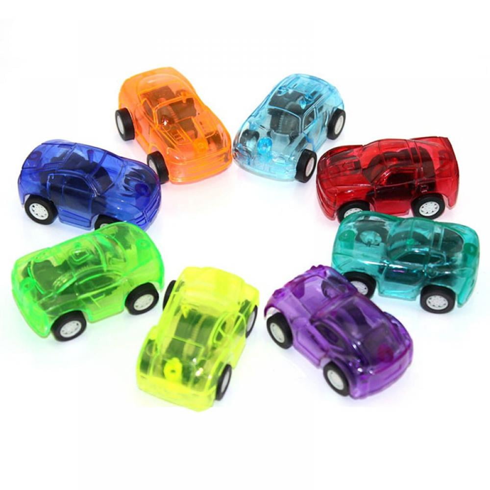 1 X Pull Back Car  Gifts Children Kids Transparent Mini Car Toy BSCA 