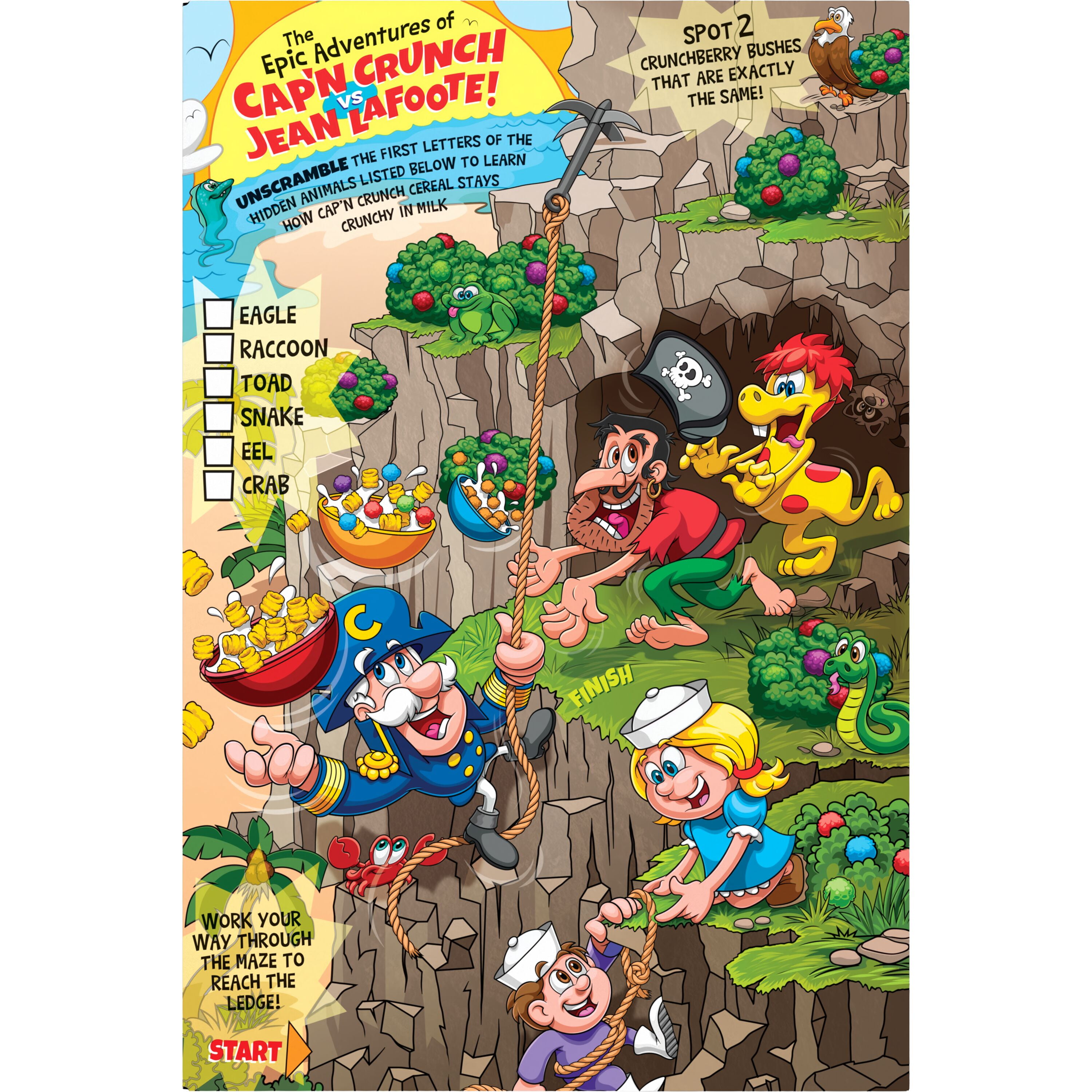 (14 pack) Cap'n Crunch, Crunch Berries, Kid's Cereal, 11.7 oz Packaged Breakfast Cereal Box