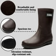 thumbnail image 3 of AUXDIQ Wellington Boots Women Mid-calf Wellies Waterproof Rain Boots Outdoor Garden Shoes, 3 of 6