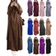 thumbnail image 1 of Uae Saudi Solid Robe Dress Hooded Suit Ethnic Wear zhangyuxiang LED, 1 of 2