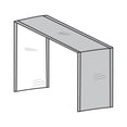 thumbnail image 1 of Protective Covers Inc. Modular Sectional Sofa Cover, Extension Piece, 12"W x 40"D x 32"H, Gray - 1260, 1 of 10