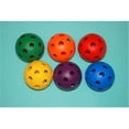 thumbnail image 1 of 7.2 cm dia. Plastic Baseball with Holes, Set of 6, 1 of 1