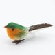 thumbnail image 1 of Nvzi 12 piezas de pájaros artificiales, pájaros falsos, loro pirata de Halloween, pájaros con plumas, figura de loro, decoración para manualidades, jungla, jardín, decoración del hogar, adorno, verde, 1 of 3