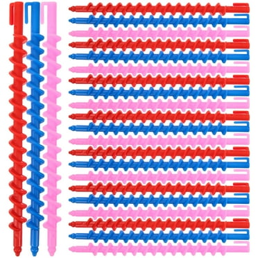 22PCS Curling Perm Rods Women Hair Rollers Spiral Hair Curlers Hair Perm Rods