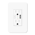 thumbnail image 1 of Tomacorriente Inteligente Wi-Fi Multicontacto 2 contactos + 1 puerto USB-A Compatible con App móvil y Asistentes de voz Tecnolite, 1 of 6