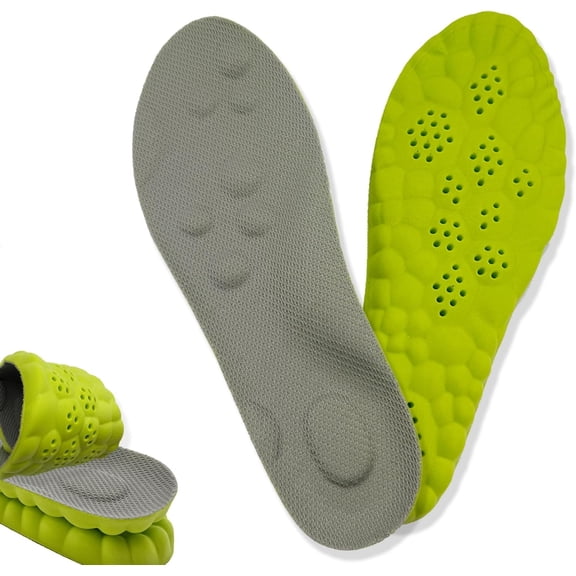 2026 New 4D Memory Foam Cloud Footstr Insoles, Steppers Insoles for Men & Women with Arch Support & Shock Absorption, All-Day Comfort Trim-to-Fit Memory Foam Inserts for Shoes