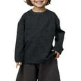 thumbnail image 1 of AWZXDE T-Shirt Unisexe Polyvalent à Col Rond Manches Longues pour Enfants 3-8 Ans, 1 of 5