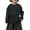 Dark Gray, variant on Kids Washed Flower Distressed Crewneck Long Sleeve T-Shirt â Soft Drop Shoulder Personality Base Layer, Trendy Fashion Style, Suitable for Art Party and Photo (3-8Y)