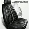 thumbnail image 3 of Cooling Car Seat Pad, Breathable Ice Silk Cover, Waterproof Back Support, Ergonomic Design, For Office/Travel, High-Density Foam, Mesh Back, Universal Fit, Summer Comfort Pad, Desk Chair, Acppild, 3 of 5