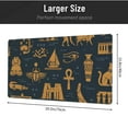 thumbnail image 4 of XMXT Non-Slip Gaming Mouse Pad, Egyptian Cultural Graffiti Mousepad Computer Keyboard Mats Desk Pads Office Decor Accessories, 15.8"x29.5", 4 of 8
