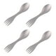 thumbnail image 1 of 4X Utensilios de Cocina Senderismo Picnic Camping Al Aire Libre Titanio Puro Tenedor-Cuchara Mochila Cuchara Tenedor, 1 of 8