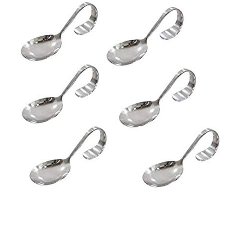 6 Pack Appetizer/Canape Serving Spoons (Oval)