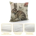 thumbnail image 4 of YINGXI Throw Pillow Cover Animal Cute Botanical Floral Leaf Nature Insect Foliage Bud Pillow Case Decorative Men Women Boy Girl Room Cushion Cover for Home Couch Bed 18x18in, 4 of 5