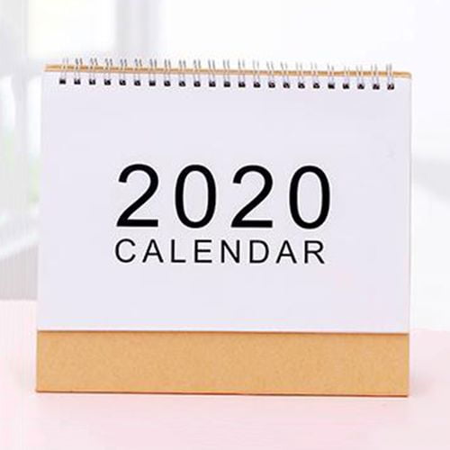 Akoada 2020 Desk Calendar Stand Up Calendar Monthly Planner For