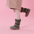thumbnail image 4 of Dream Pairs Botas de nieve de invierno para niñas Zapatos de media pantorrilla con forro de piel sintética KLOVE Dream Pairs KLOVE, 4 of 5
