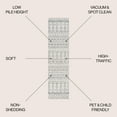 thumbnail image 4 of JONATHAN Y MOROCCAN HYPE 2 x 8 Runner Rug, Izil Moroccan Beni Souk - Cream/Gray, MOH209A-28, 4 of 9