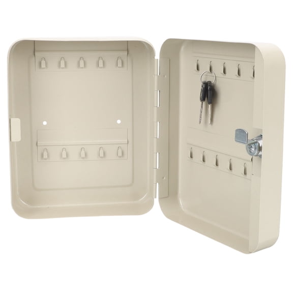 PBPBOX 1Set White Key Cabinet with Lock for Secure Key Management and Storage
