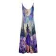 thumbnail image 3 of Vestidos de Verano de las Mujeres sin Mangas Estampados Colgantes, Estilo Casual Suelto para las Vacaciones, la Fiesta Y el Uso Diario de Primavera, 3 of 5