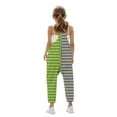 thumbnail image 6 of Maean Girls Summer Jumpsuit Pant Sleeveless Spaghetti Strap Straight Leg Loose Pant with Pockets, 6 of 7