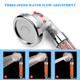 thumbnail image 4 of Detachable High Pressure Shower Head with Hose and Bracket, Ionic Filter Spray Filter Showerheads with 3 Setting, Water Saving and Stone Filter Beads Shower Head for Dry Hair and Skin Spa by imtfzct, 4 of 7