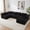 Black, variant on BYBYME Modular Sectional Sofa,Foldable Upholstered L Shaped Boneless Couches,Tufted 4-Seat Cloud Couch with Deep Seat,No Assembly Required,Dark Green