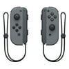 Restored Nintendo Joy-Con (L)/(R) - Gray for Nintendo Switch [GAMES ACCESSORIES] Gray, Controller (Refurbished)