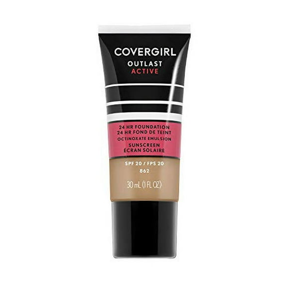 COVERGIRL Outlast Active Foundation, Natural Tan, 1 Ounce