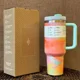 thumbnail image 2 of 2025 Stainless Steel Thermal Travel Mug 40oz Vacuum Insulated Car Mug with Straw Thermal Iced Travel Cup for Picnic coffee mug, 2 of 5