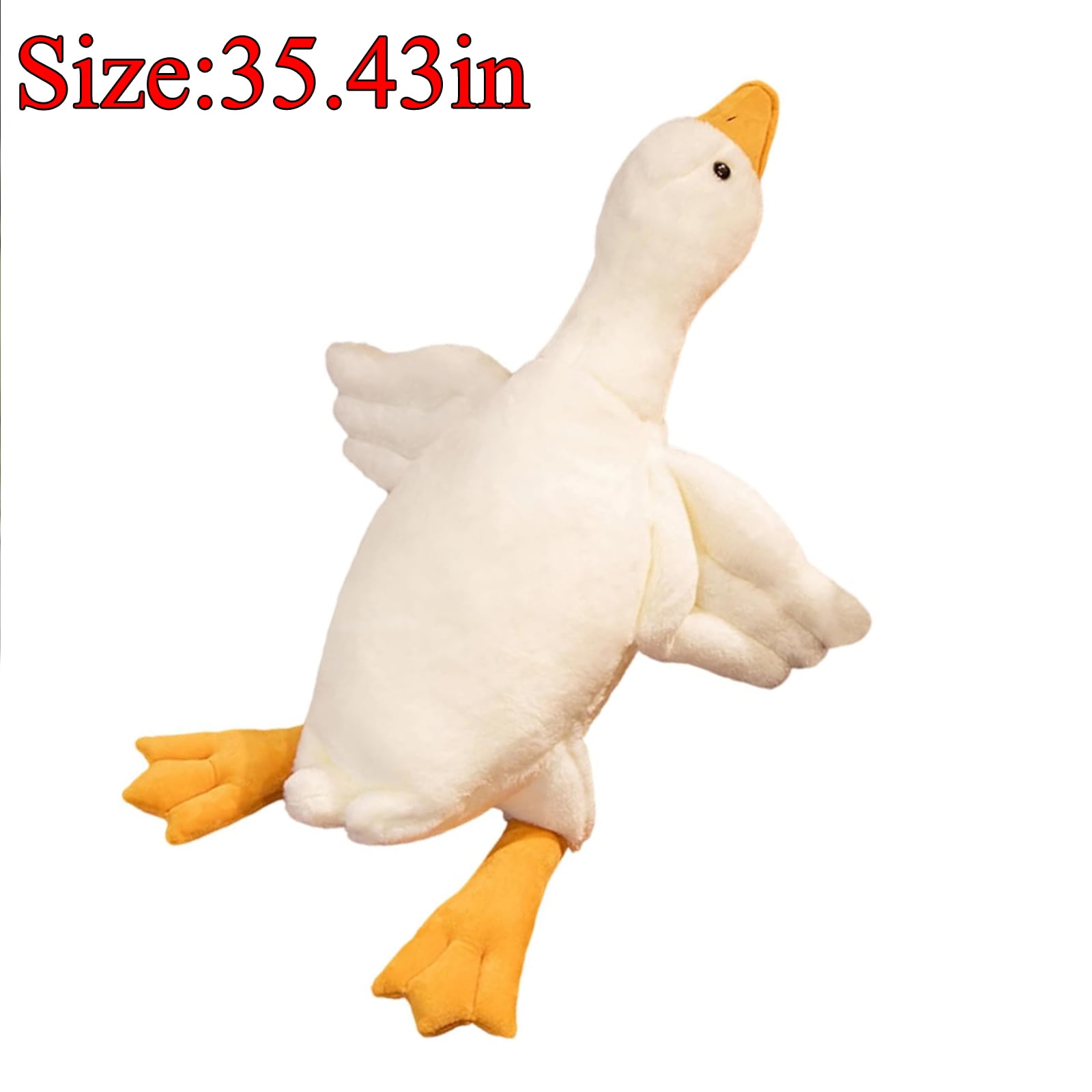 2pcs 35.43" Realistic Goose Plush Dog Toy - Super-Sized, Tough Chew-Resistant Companion for Indoor Play, Cuddles & Reducing in Large Breed Dogs