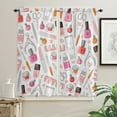 thumbnail image 4 of Woman Cosmetics Nail Polish Curtains in the Kids Bedroom Living Room Hall Window Treatments Kitchen Decoration Drapes Blinds, 4 of 7