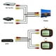 thumbnail image 3 of Cable Divisor de Audio y Vídeo 3 RCA Macho a 6 RCA Hembra - Adaptador AV Compuesto para TV, DVD, Set Top Box, etc. - 0,3 m., 3 of 4