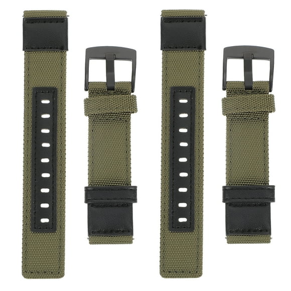 2pcs Nylon Weaving Wrist Strap Fashion Wrist Watch Band Watch Accessories