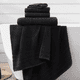 thumbnail image 3 of Casa Platino Juego de Toallas 100% Algodón de 12 Piezas - Incluye Toallas de Baño, Toallas de Mano y Paños - Toallas Suaves y Duraderas para Uso Diario - Negro, 3 of 8