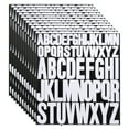 thumbnail image 1 of 12 Sheet Vinyl Letter Sticker, 1 Inch, 2 Inch 624Pcs Stick Letters, White, 1 of 6