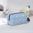 thumbnail image 6 of Uemuo French Bulldog Head Pattern Portable Toiletry Bags with Handle, Waterproof travel Make up Bags for Women, Large Capacity Travel Cosmetic Bags, 6 of 9