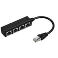 thumbnail image 3 of tredstone Ethernet Splitter Cable 1 Male to 4x Female PVC for Laptop Computer, 3 of 9