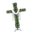 thumbnail image 2 of Árbol de Navidad con cruz, decoración realista de Pascua, árbol de Navidad artificial de pie. 15 millones, 2 of 9