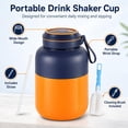 thumbnail image 3 of Wireless Juicer Cup, 180W USB Rechargeable Personal Blender with 38 Blades, 28/45oz Portable for Fruits & Smoothie, 3 of 7