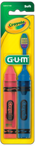 gum crayola toothbrush