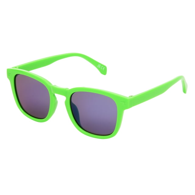 Lentes de Sol Lax Kids Para Niño, Rectangular Verde Neón Unitalla