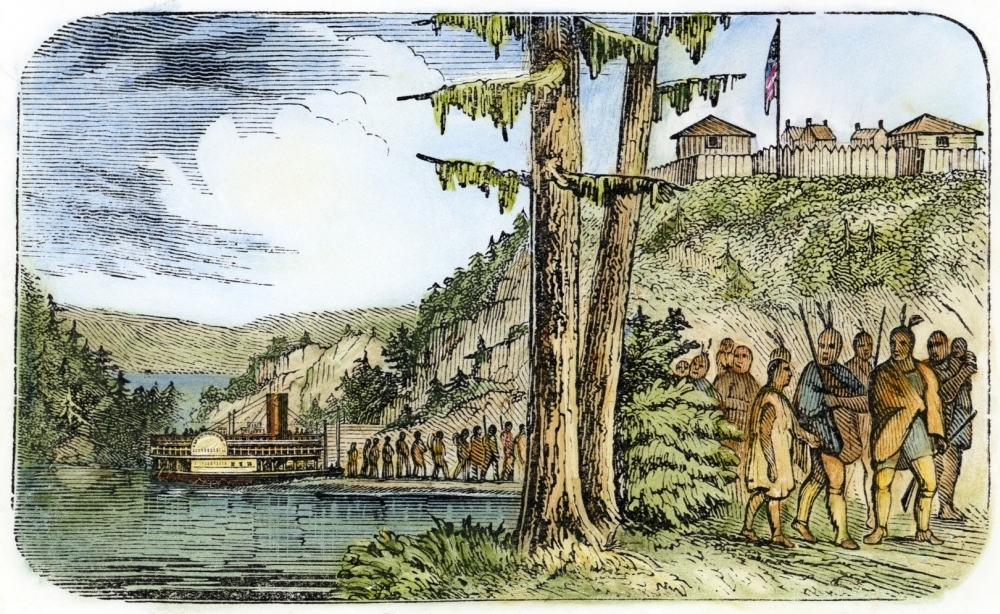 Cherokee Removal 1838 Nthe Removal Of The Cherokees To The West In 1838