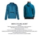 thumbnail image 3 of Cortavientos para Ciclismo, Chaqueta de Ciclismo para Hombre, Poliéster, Transpirable, Ligero, Repelente al Agua para Montañismo, Deportes al Aire Libre, 3 of 7